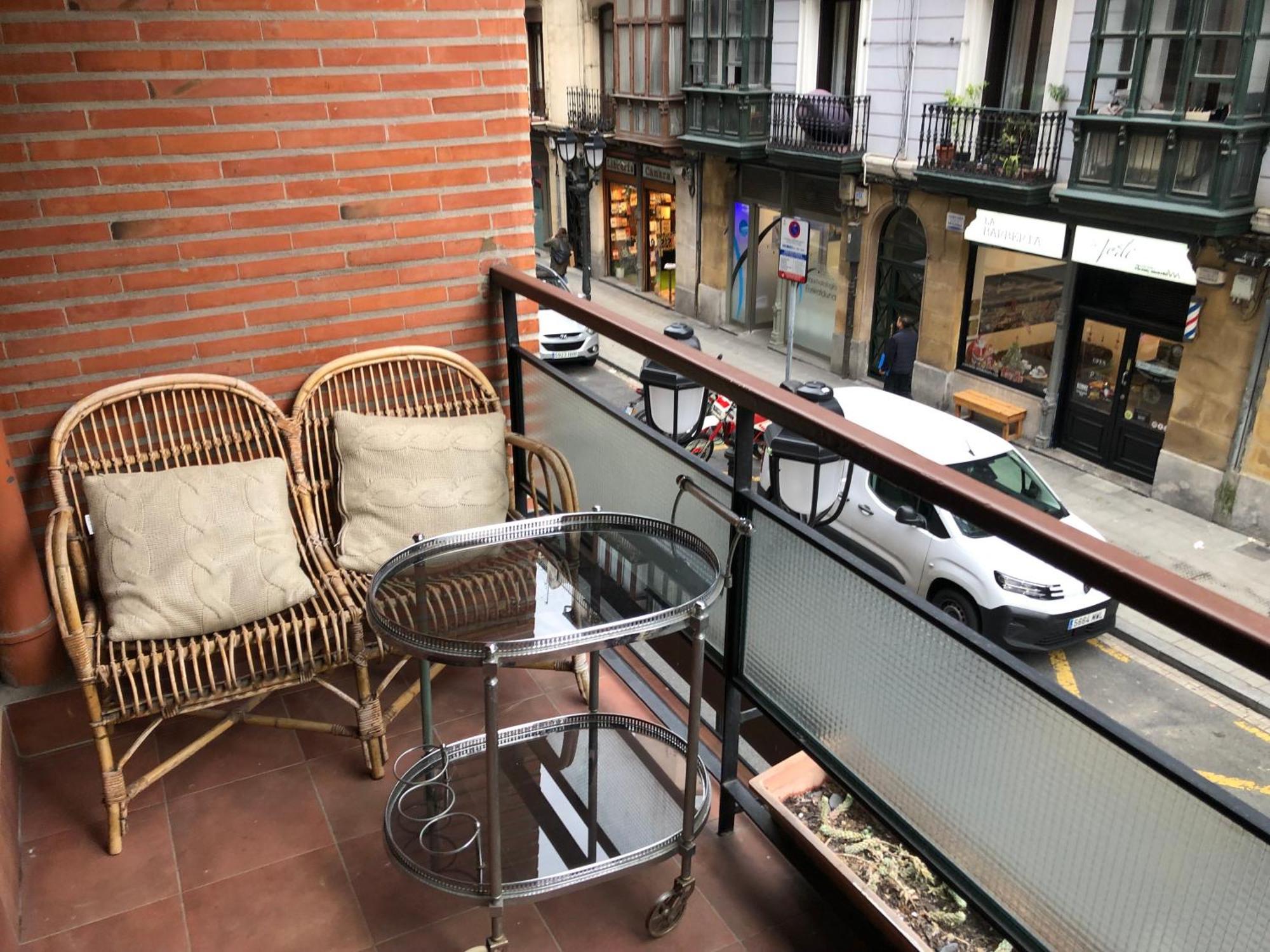 Suite En Apartamento Privado Terraza Centro Bilbao Zewnętrze zdjęcie