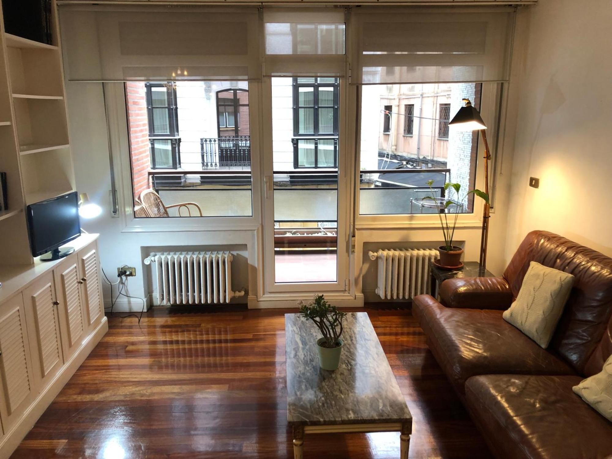 Suite En Apartamento Privado Terraza Centro Bilbao Zewnętrze zdjęcie